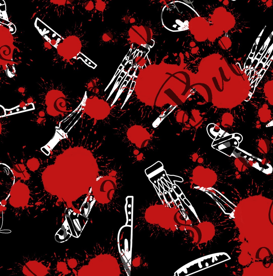 Horror Movie Blood Spatter DIGITAL SEAMLESS FILE - Etsy