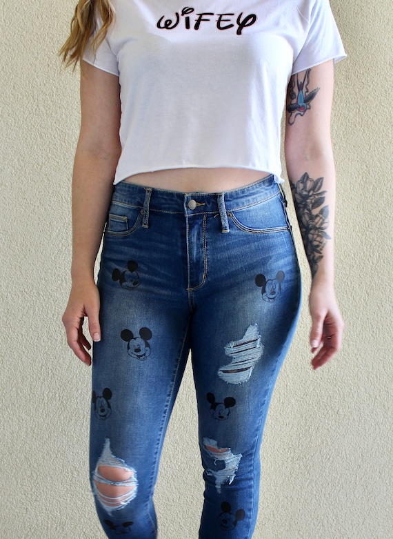 jeans mickey