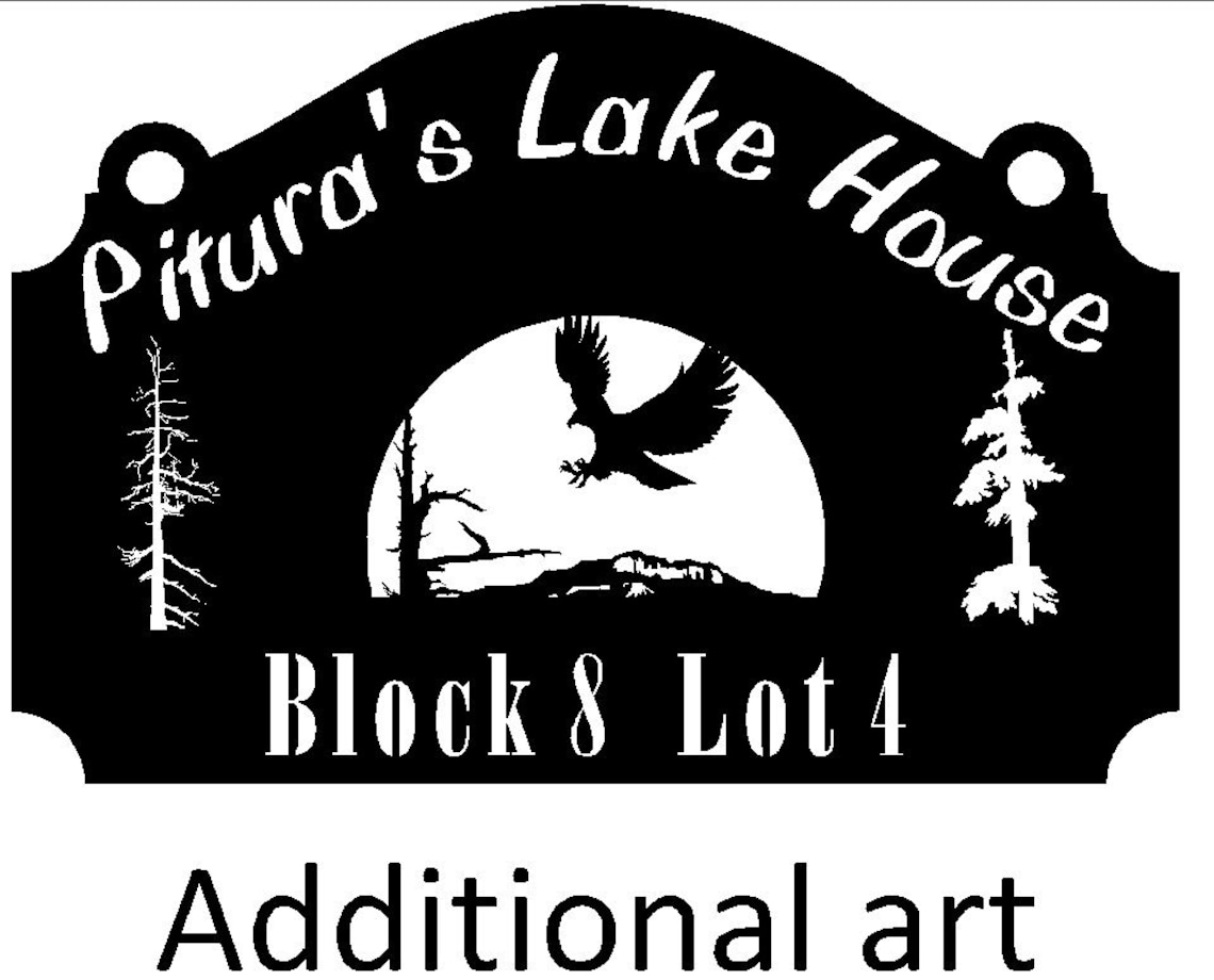 Personalized Metal Cottage Yard Sign Cottage Decor Modern Etsy