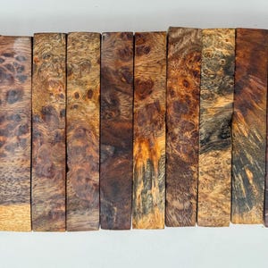 Weru Burl Wood Pen Turning Blanks! (Za sztukę)Bardzo rzadkie! Sprawdź te kolory!