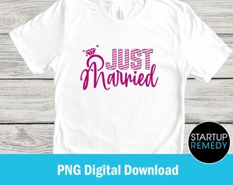 Just Married Sign, Wedding Signs, Just Married Png, Hubby Wife Png, Mr and Mrs Png, Marriage Png, Just Married Shirt, The I Do Crew