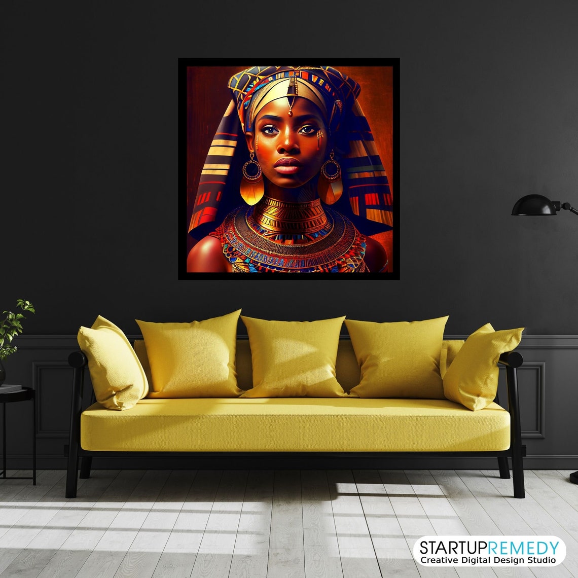 Black Art African Art Abstract Black Art East African Wall Etsy
