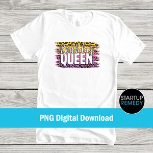 Birthday Queen, Queen Png, Happy Birthday Png, Diva Svg, A Queen Was Born, Digital Download, Birthday Png, Happy Birthday Png