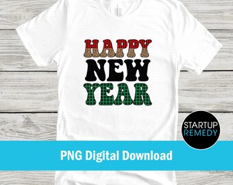 Happy New Year Png, New Years Shirt, New Year Png, 2023 Png, New Years Card, Cheers Png, Png Files For Cricut, T-shirt Design, Holiday Png