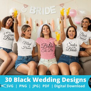Wedding Party SVG, Mr and Mrs SVG, Marriage SVG, Bride and Groom Svg, Bridal Party Svg, Wedding Svg Bundle, Wedding Shirt Svg