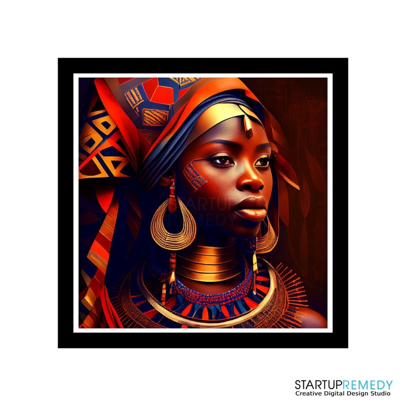 Black Art, African Art, Abstract Black Art, East African Wall Art