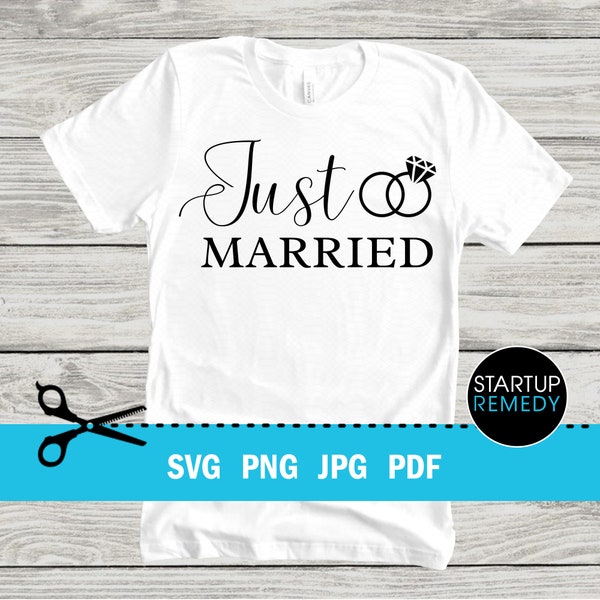 Just Married Svg, Wedding Signs, Just Married Sign, Hubby Wife Svg, Mr and Mrs Svg, Marriage Svg, Just Married Shirt, Just Married, SVG, Png