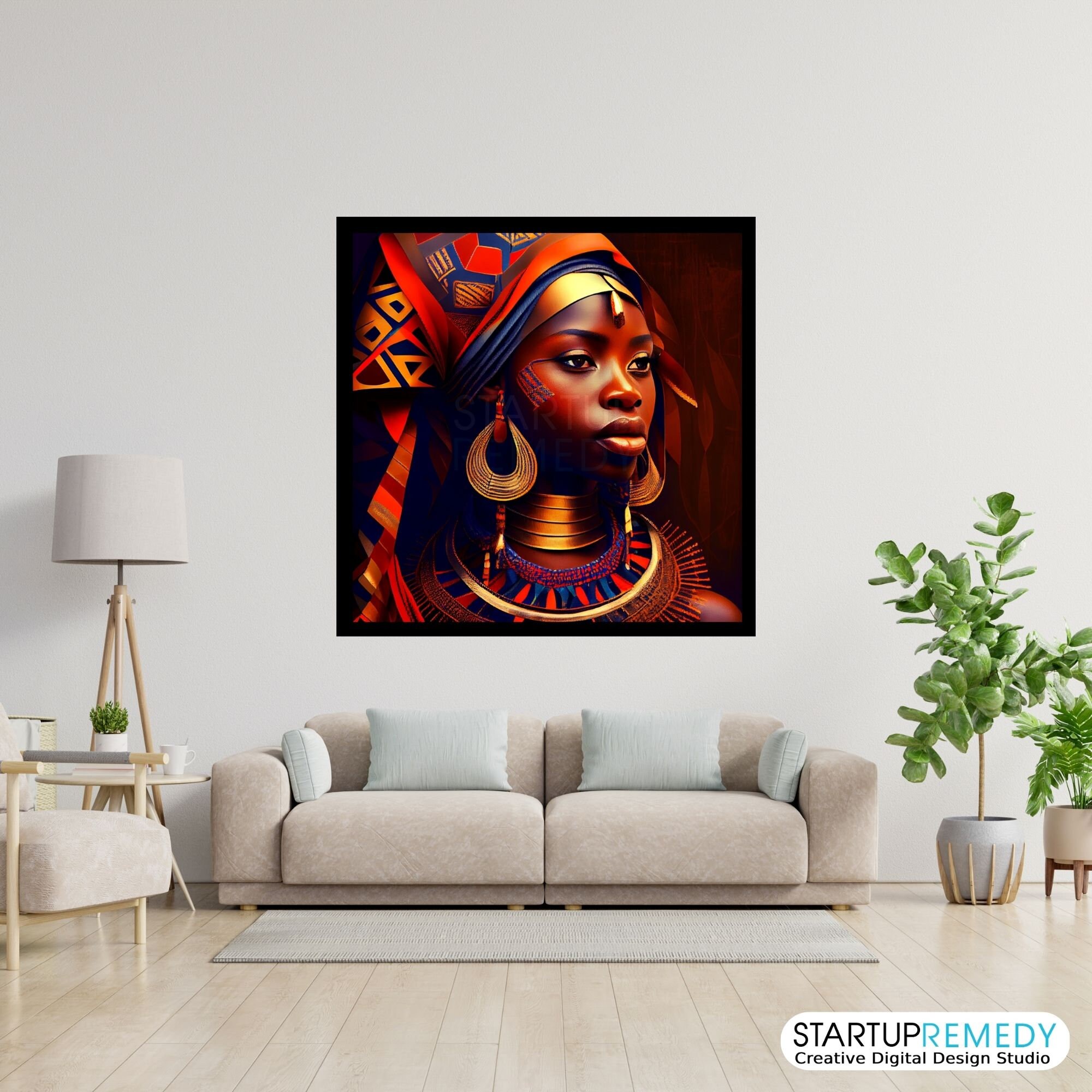 Black Art, African Art, Abstract Black Art, East African Wall Art