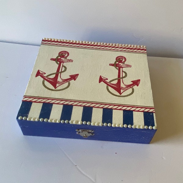Anchor Storage Box Etsy