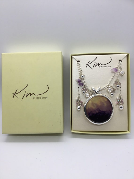 Kim rogers necklace and deals earrings