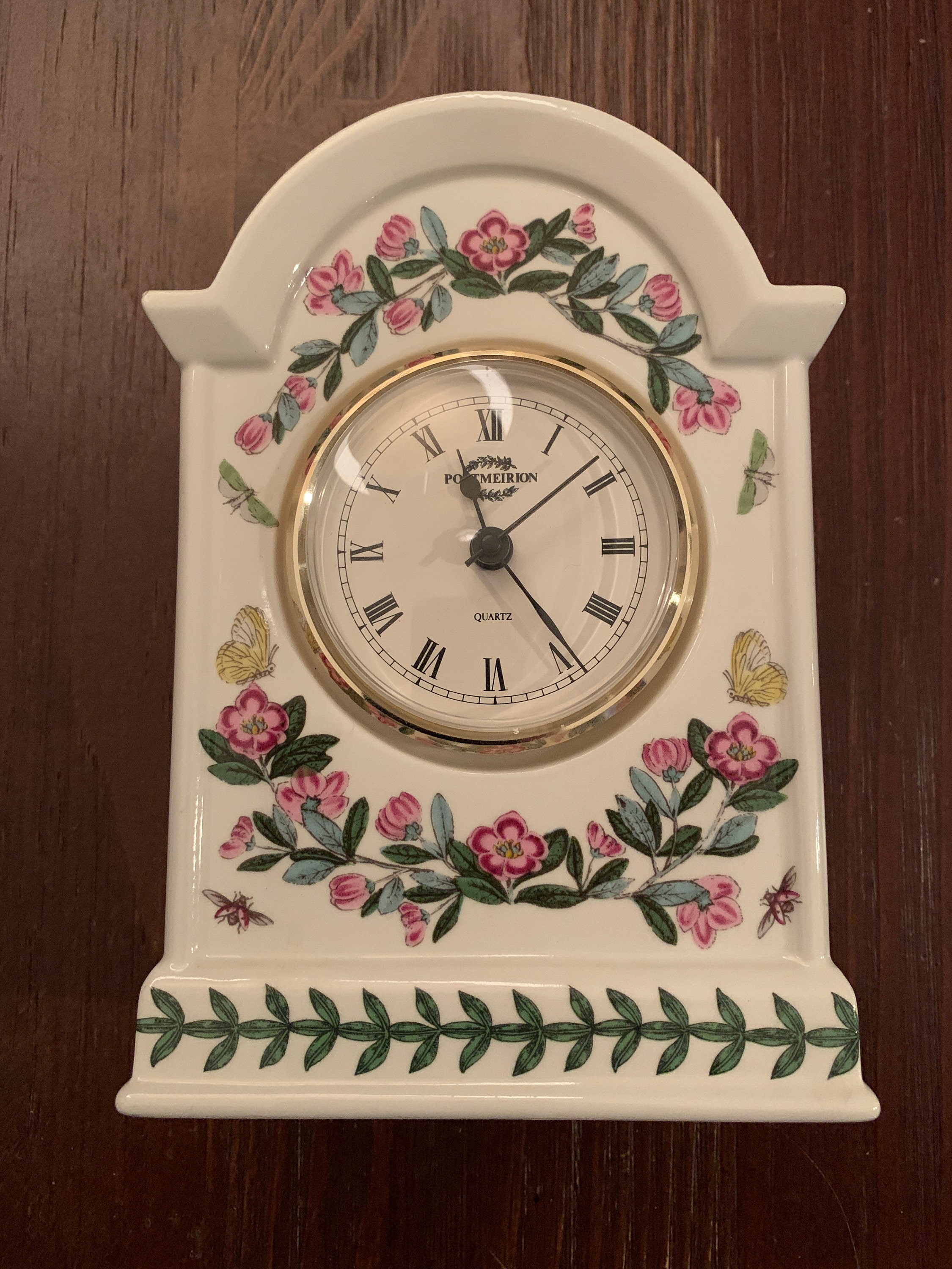 Ca 1970 PORTMEIRION Mantle Clock Made in UK MINT Hand painted | Etsy