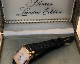 RARE Benrus Limited Edition ca 1941 near MINT Condition 21 Jewels Mens watch Collectors grade