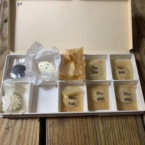 Factory new old stock Benrus 3 star Dials in original tray was used in assembly line in Switzerland