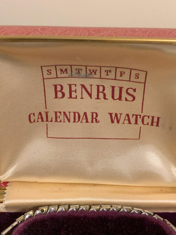 Vintage Benrus Calendar watch: 1950 Rolled Gold s… - image 4