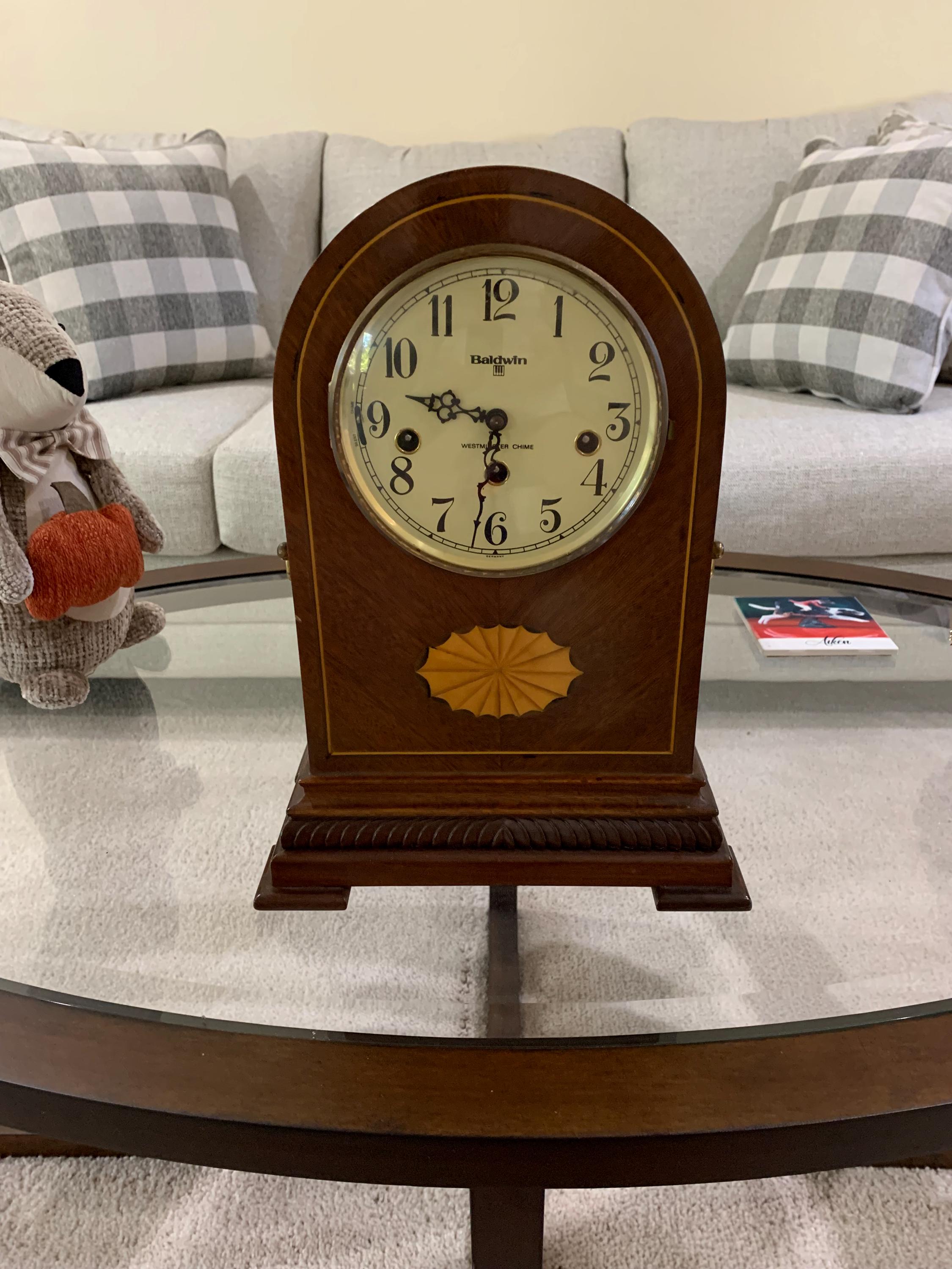 Hatch Alarm Clock Vmarketingsite Mantel Clocks, Battery Operated, Silent  Wood Table Bedroom Decor