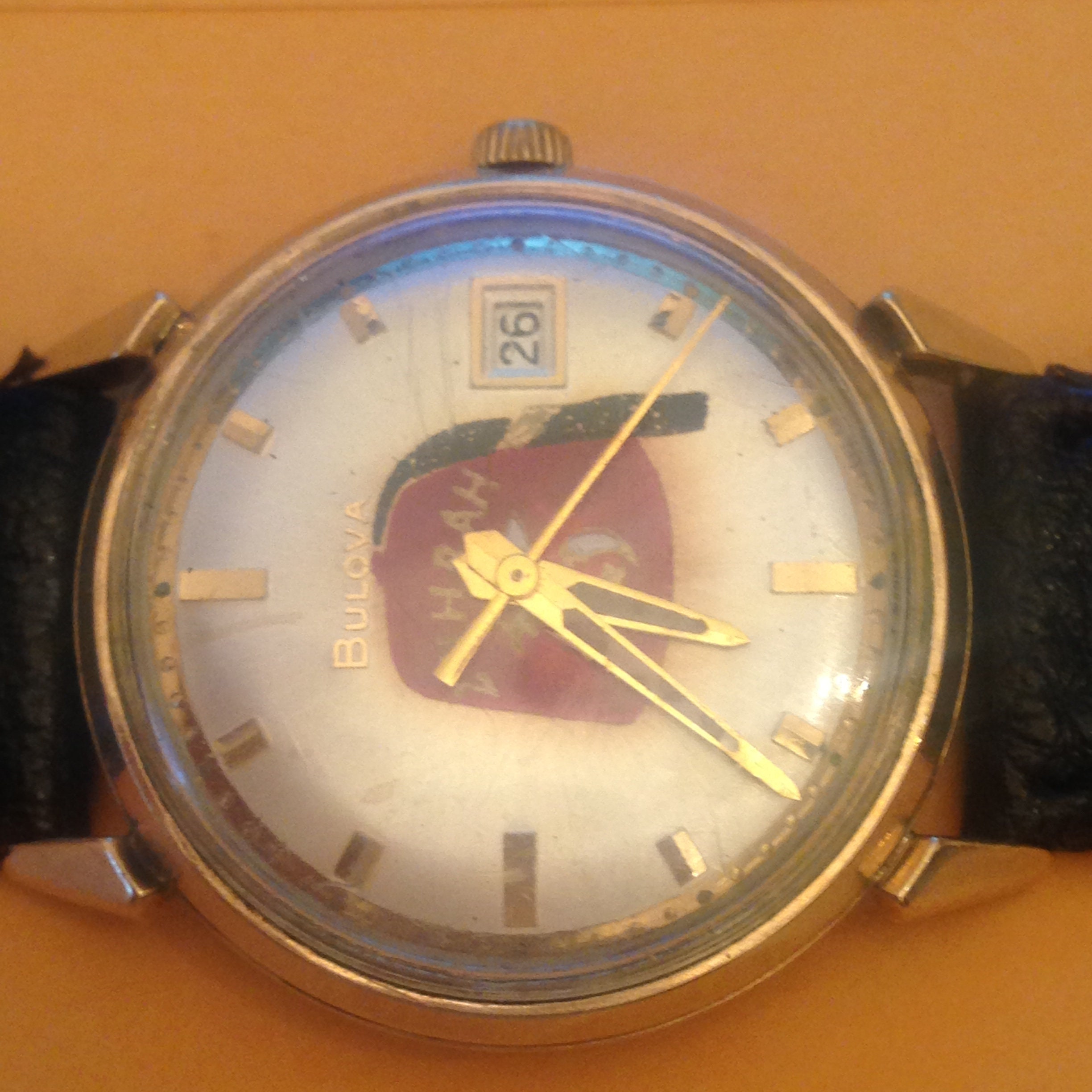 BULOVA ca 1969 Men's Watch Mfg Date Code M9 Exclusive Production for ZUHRAM SHRINERS Excellent Condition