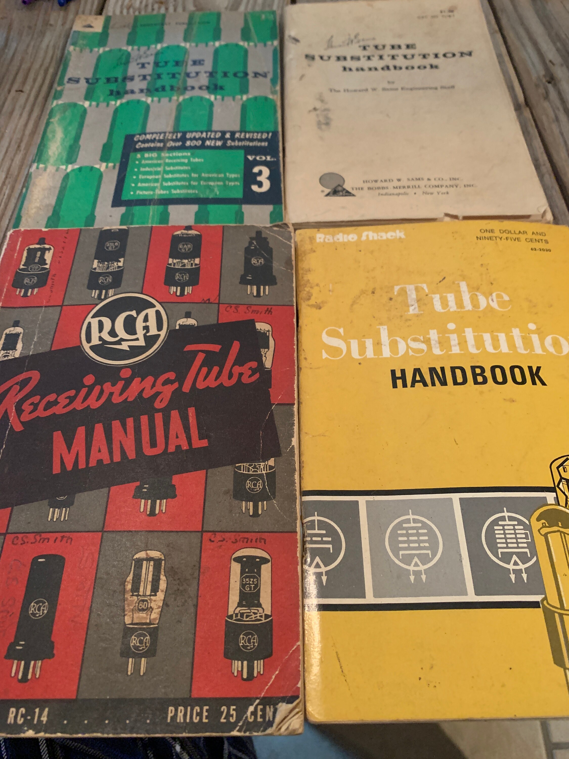 RCA Radio & Amplifier tube book including Tube Subsitution Etsy