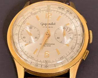 C. 1940 18k Gold Collectible Mid-century Butex Mechanical