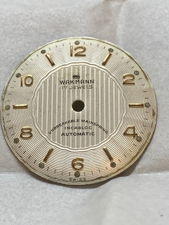 Wakmann rare New Old Stock watch dial. Watch parts - image 1