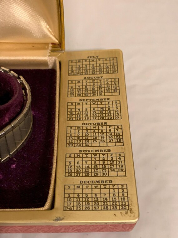 Vintage Benrus Calendar watch: 1950 Rolled Gold s… - image 6