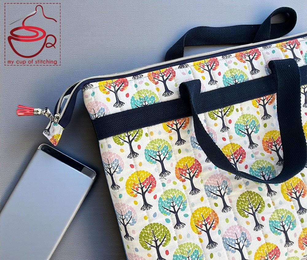 Padded Laptop Bag - Sewing Pattern, Beginner Friendly, Quilted, Pdf ...