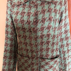 Vintage New York Voxx Bouclé-kappa i sekvens