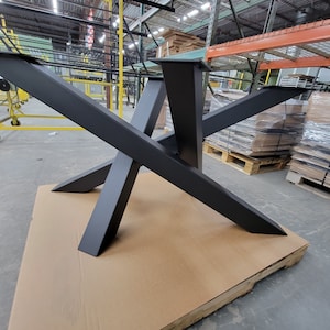 Criss-Cross Spider Base - 4&quot;x4&quot; Steel Tubing