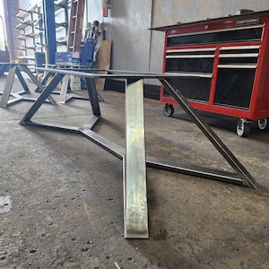 Abstract Steel Table Base - Any Size!