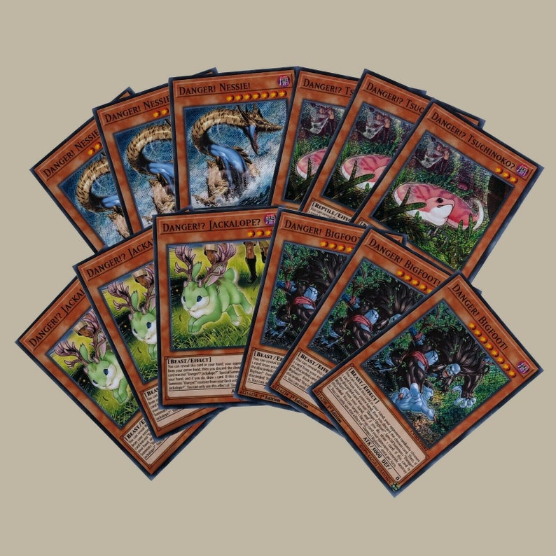 YuGiOh Danger Jackalope Custom Card Orica Proxy