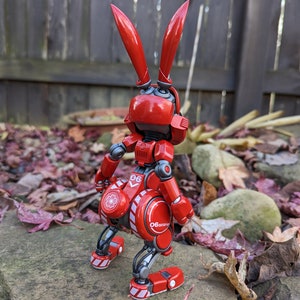 Harold the Rabbit Robot - 3D Printable Action Figure Model Kit (files ...