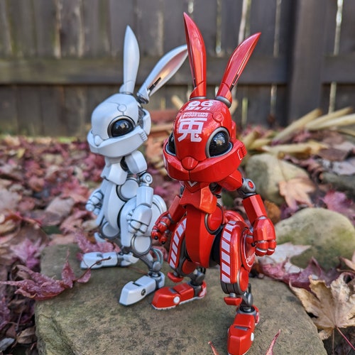 Harold the Rabbit Robot 3D Printable Action Figure Model Kit - Etsy