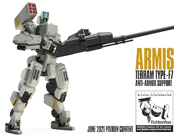 Armis [Terram Type-F7] Mecha (3D PRINT FILES ONLY)