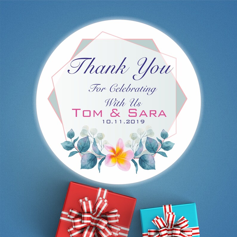 thank you for coming to our wedding stickers