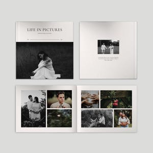 Photo Book Template, Canva Template, DIY Photo Book, Coffee Table Book, Personalized Album, Family Album, Hardcover Album, Custom Photo Book