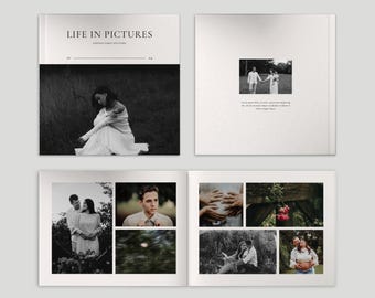 DIY Photo Book Canva Template, Family Album, Coffee Table Book (Digital Download)