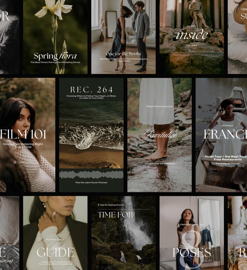 Portadas de Instagram Reels con estilo: Plantillas de Canva para blogueros (Descarga digital) imagen 5