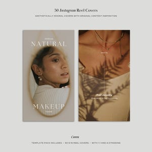 Portadas de Instagram Reels con estilo: Plantillas de Canva para blogueros (Descarga digital) imagen 2