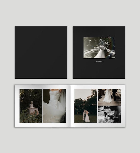 Wedding Album Template, Canva Template, Photo Book Template, Coffee Table Book, DIY Photo Book, Modern Wedding Album, Classic Photo Album