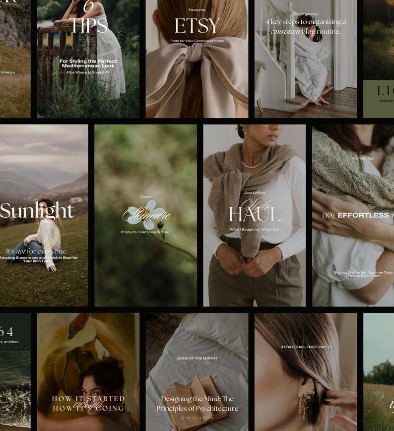 Portadas de Instagram Reels con estilo: Plantillas de Canva para blogueros (Descarga digital) imagen 3