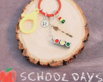 Personalized 3D Traffic Light Keychain