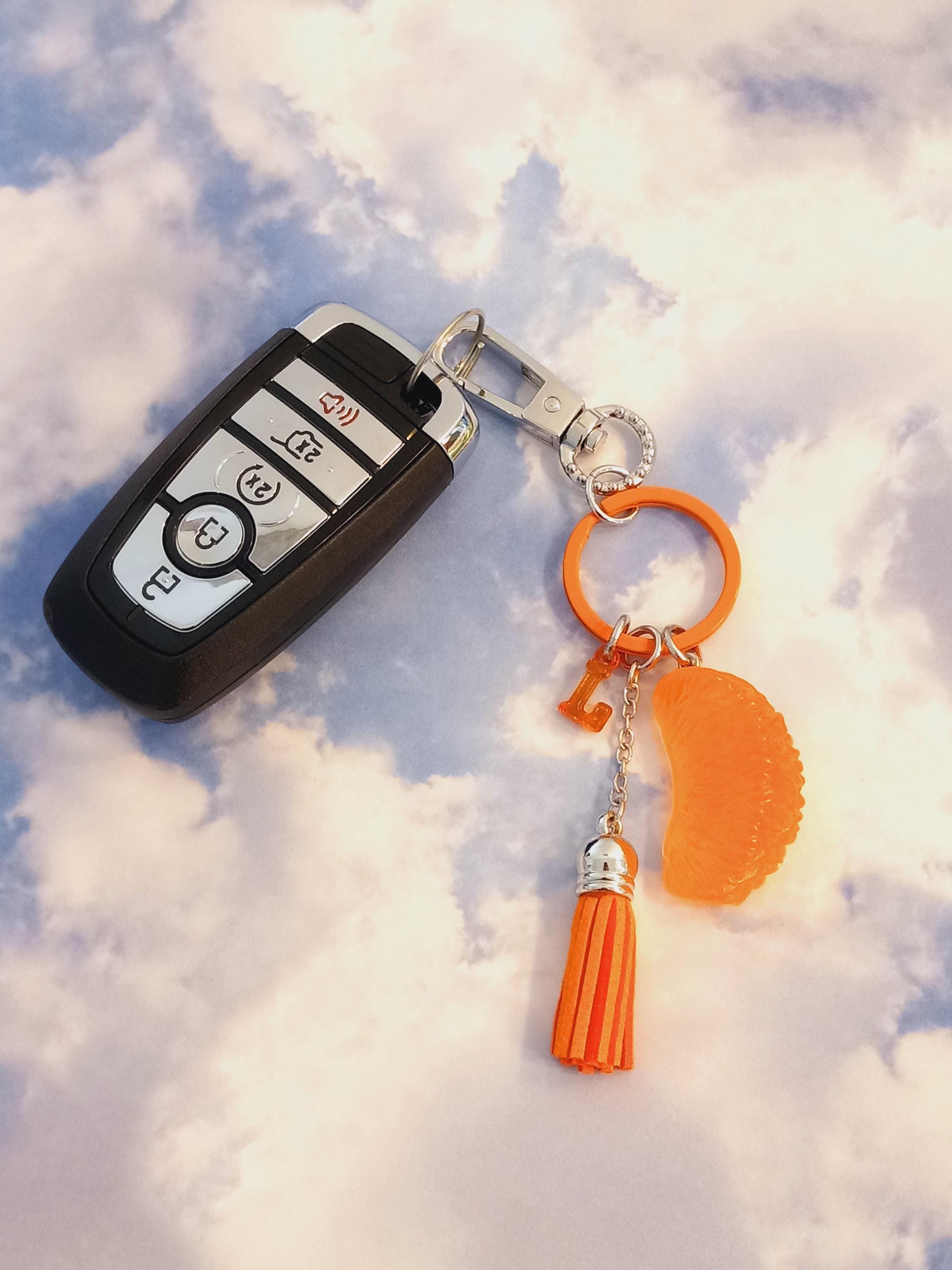 キーホルダー・キーリング HEREU Woman Key chain Orange WBBOMK CLEMENTINE Clementine Keychain - Etsy