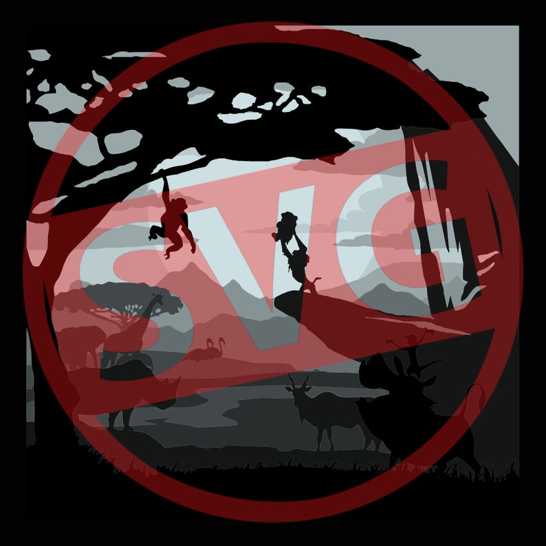 Free Free 201 Lion King Shadow Box Svg SVG PNG EPS DXF File