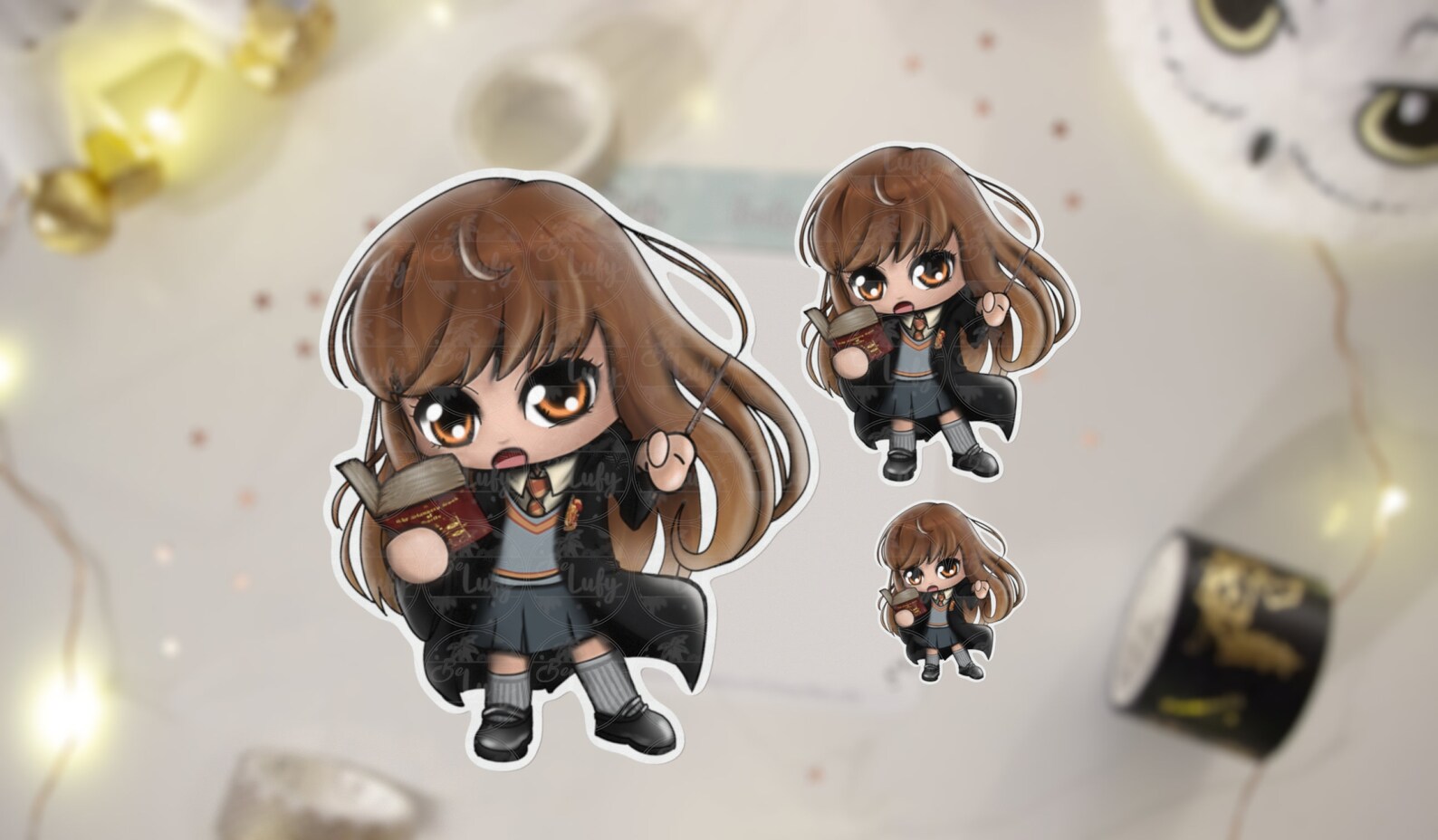Sticker Hermione Harry Potter Planner Stickers Scrapbook Etsy