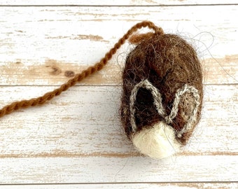 Cat Toy Catnip Mouse Organic Catnip Felted Alpaca and Wool Weird Cat Toy