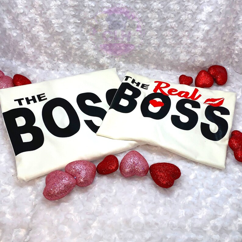 Valentines Coffee Cup Perfect Gift The Boss Shirt Valentines Shirt The Real Boss Shirt The Boss The Real Boss Coffee Cup Bundle
