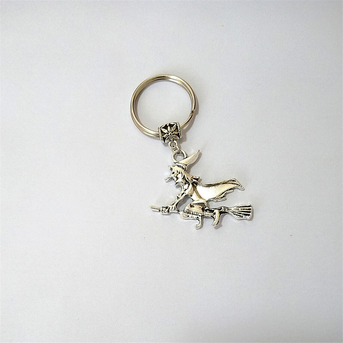 Witch Keychain Keyring Big Keychain Wicca Accessory Witch Etsy