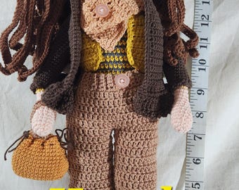 Handmade crochet doll