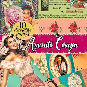 Mariage indésirable Journal mariage Scrapbook voyage Journal Pages planificateur de voyage vintage mexicain éphémères Mexique mariage muguet de la vallée