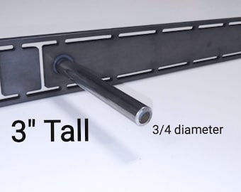 Heavy Duty Floating Shelf Bracket: Adjustable Steel Mantel Bracket