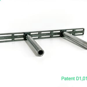 Floating Shelf Brackets 1 1/4 tall Hidden Shelf Brackets Heavy Duty. Zero Center brackets